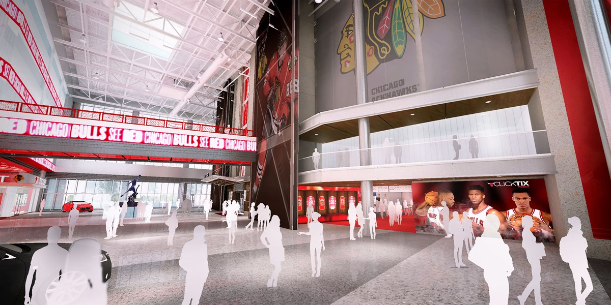 Chicago Bulls and Blackhawks Locker Rooms - McHugh Construction
